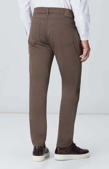  Network Erkek Kahverengi Casual Pantolon