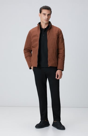  Network Erkek Siyah Polo Yaka Sweatshirt