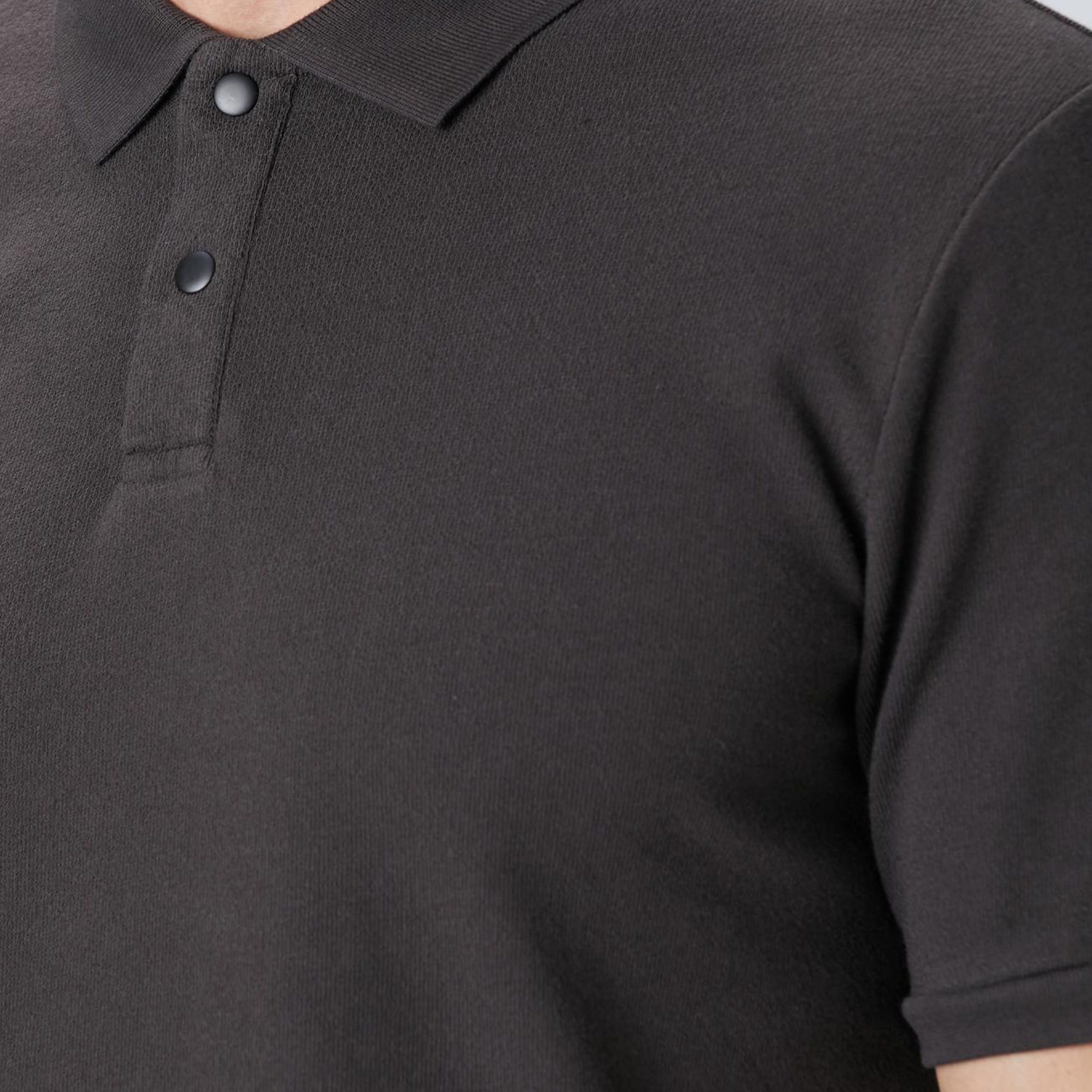 Network Erkek Acı Kahve Çıtçıtlı T-shirt