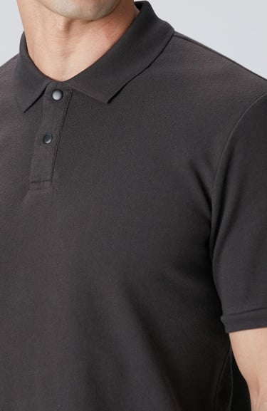  Network Erkek Acı Kahve Çıtçıtlı T-shirt