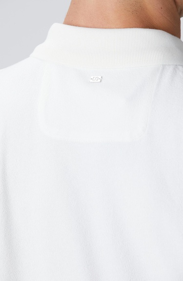  Network Erkek Kırık Beyaz Çıtçıtlı T-shirt