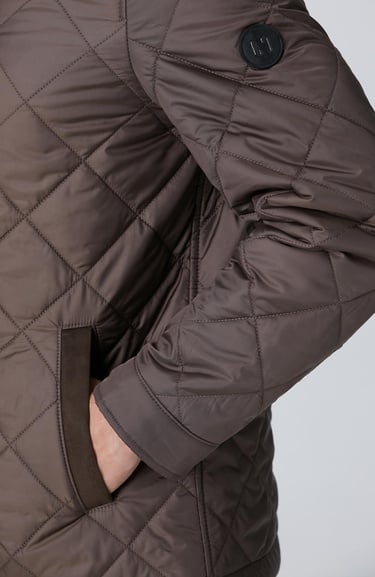  Network Erkek Kahverengi Süet Garnili Coat Ceket