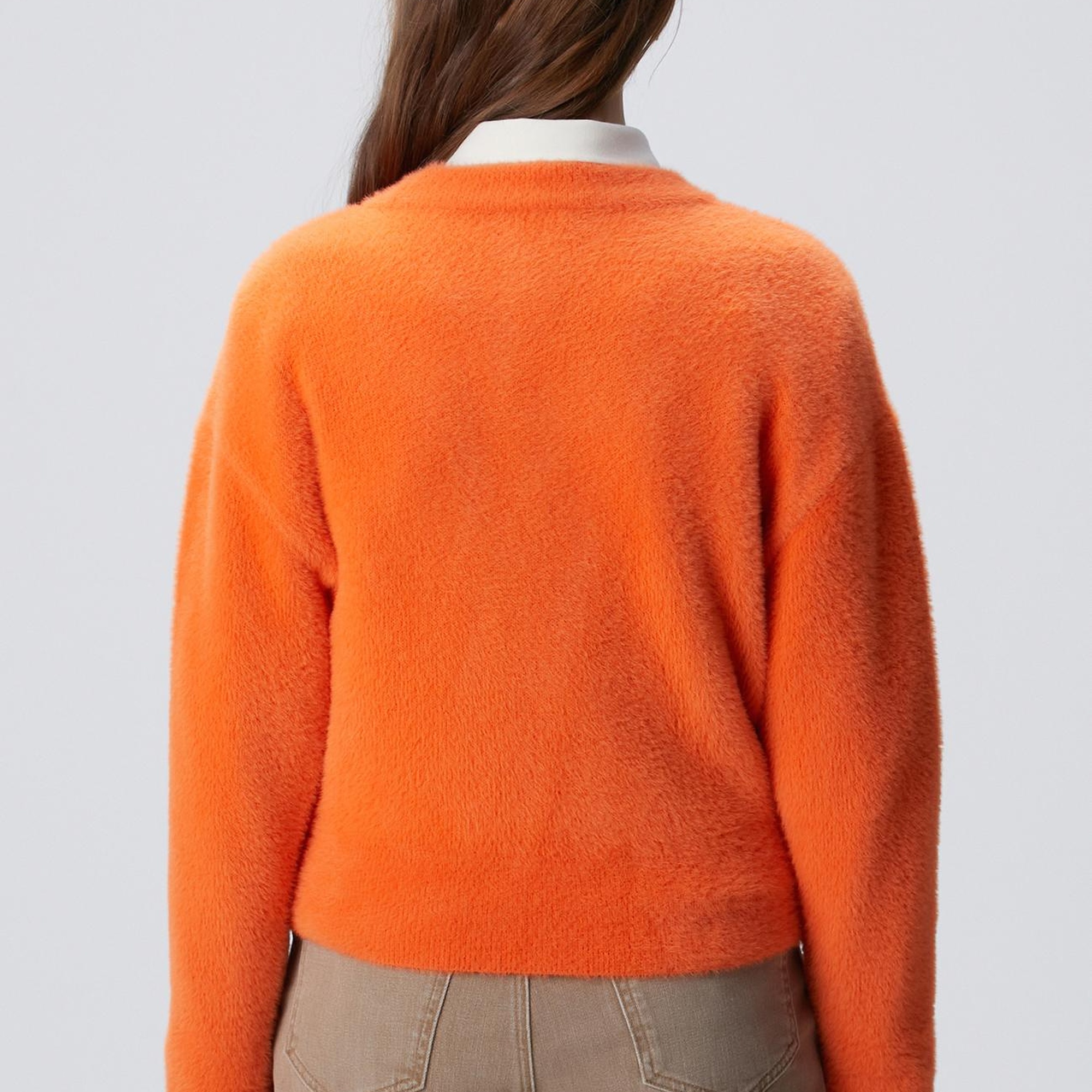 Network Kadın Turuncu Triko Kazak