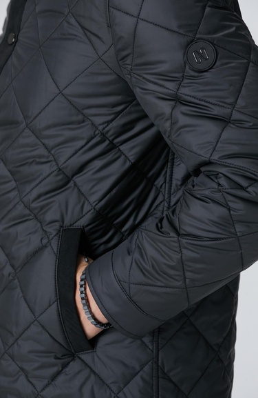  Network Erkek Siyah Coat Ceket