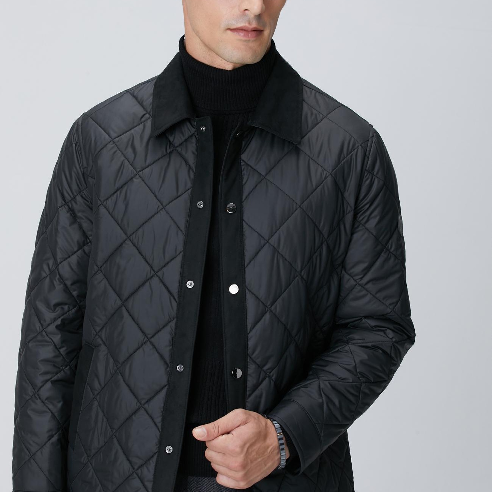 Network Erkek Siyah Coat Ceket