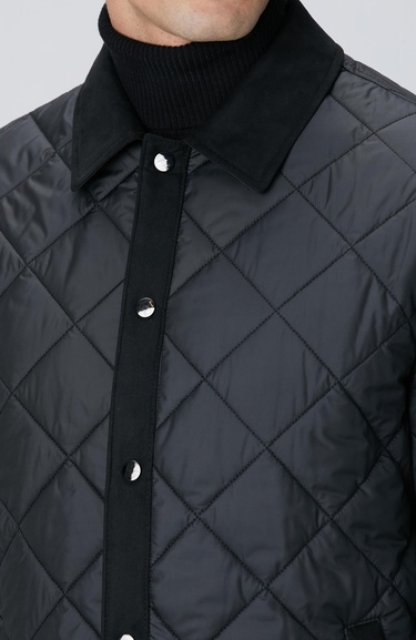  Network Erkek Siyah Coat Ceket