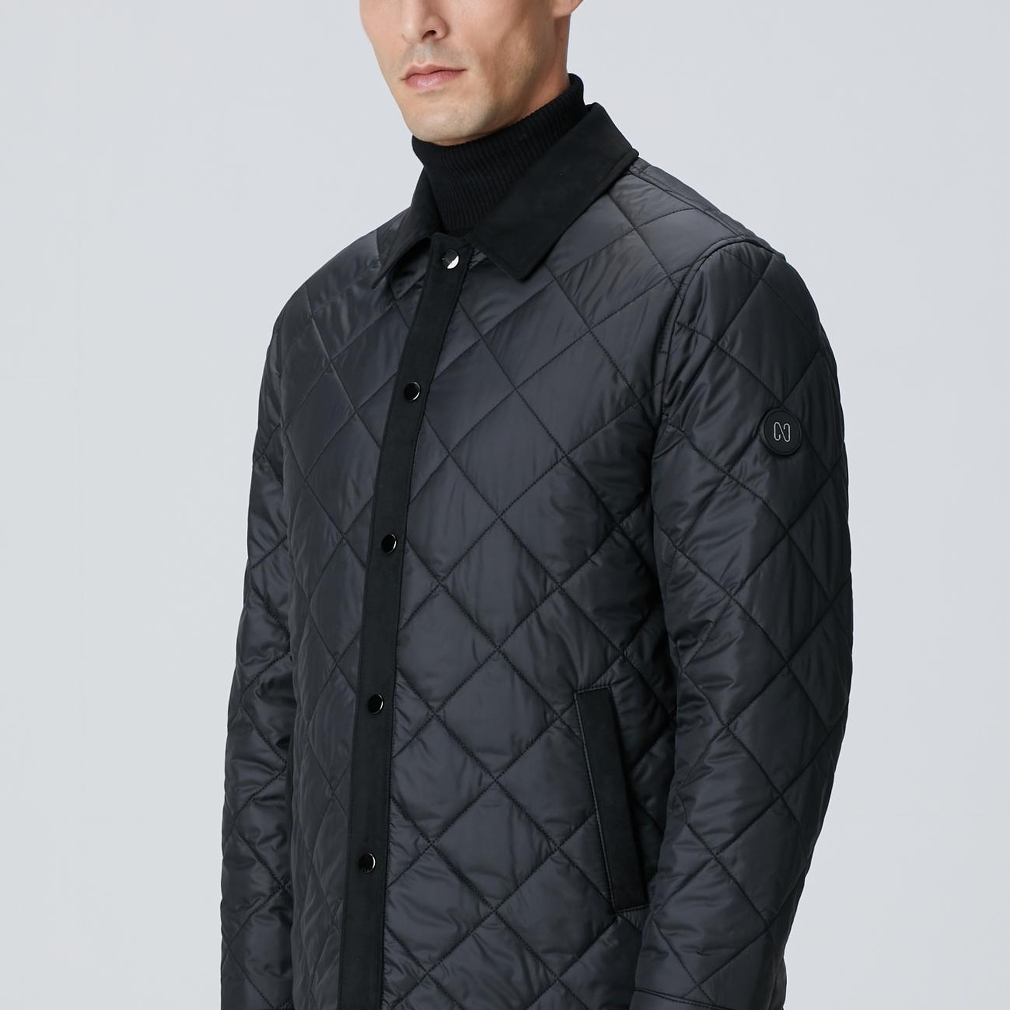 Network Erkek Siyah Coat Ceket