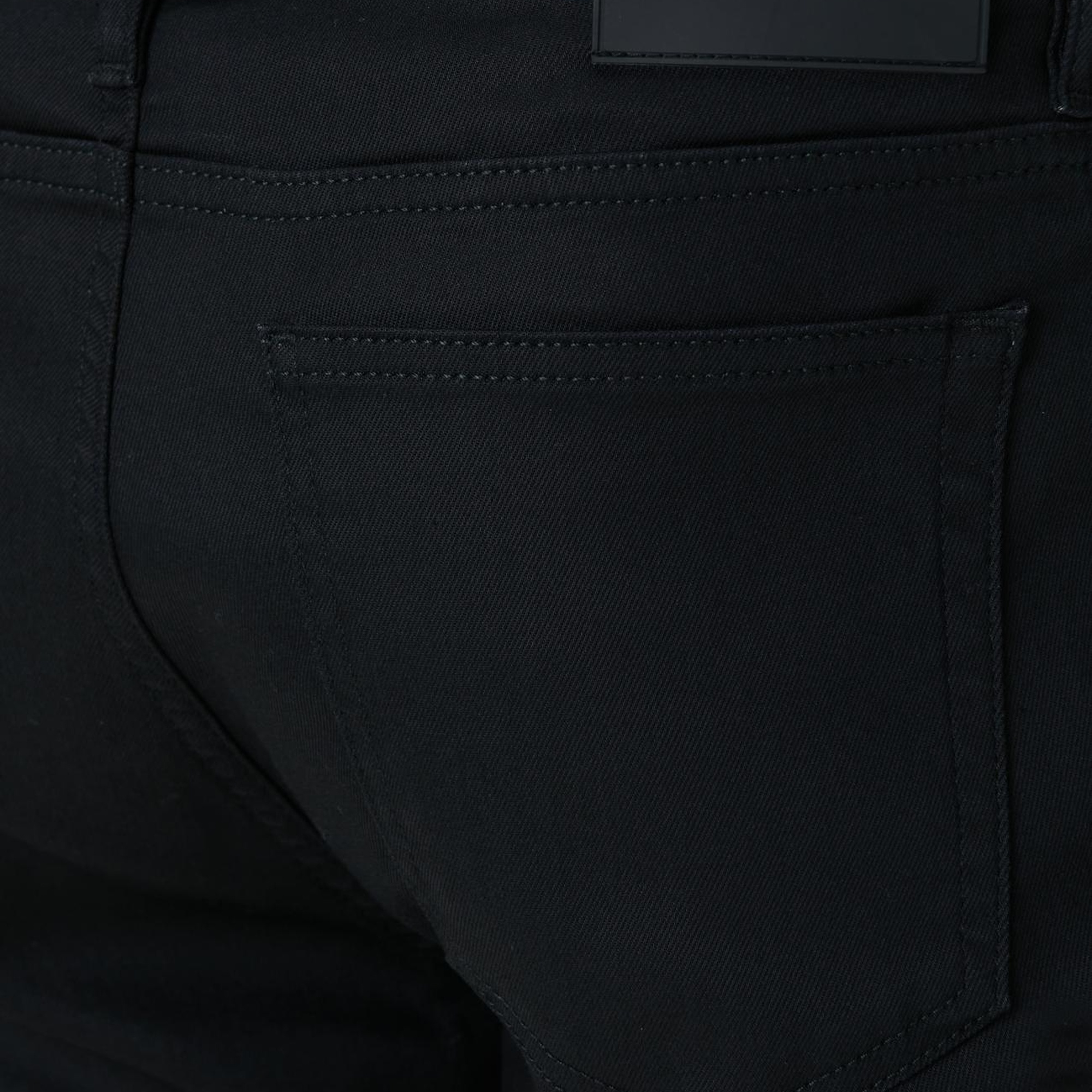 Network Erkek Siyah Kaplamalı Denim Pantolon