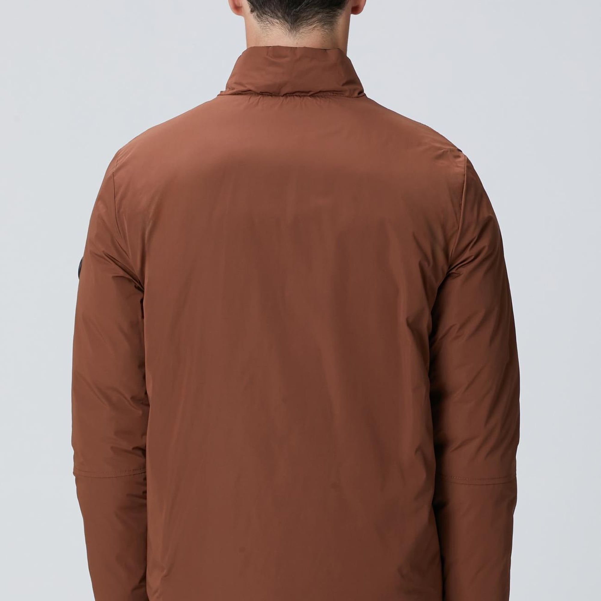 Network Erkek Siyah Kahverengi Çift Taraflı Mont