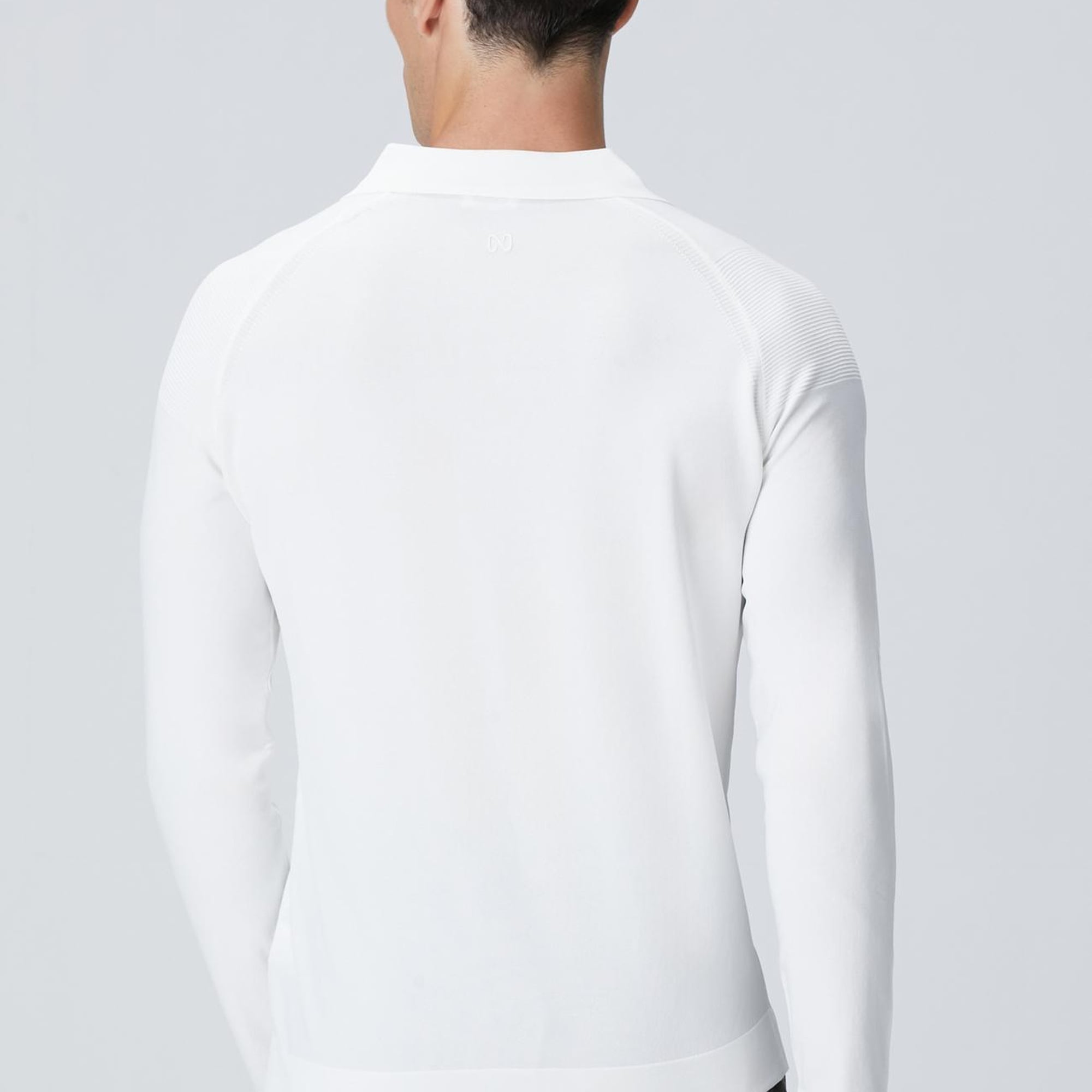 Network Erkek Kırık Beyaz Polo Yaka Triko Kazak