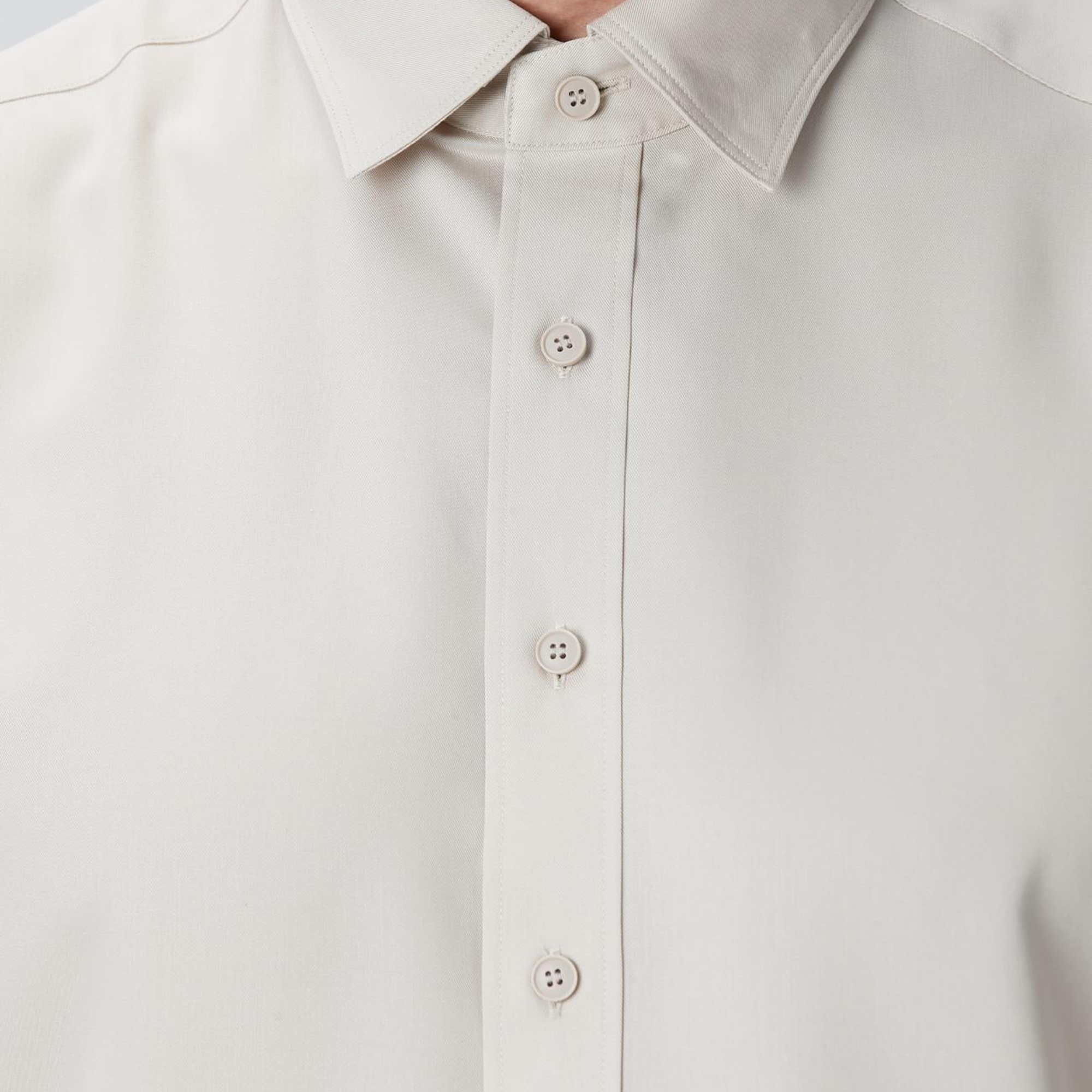 Network Erkek Bej Lyocell Gömlek