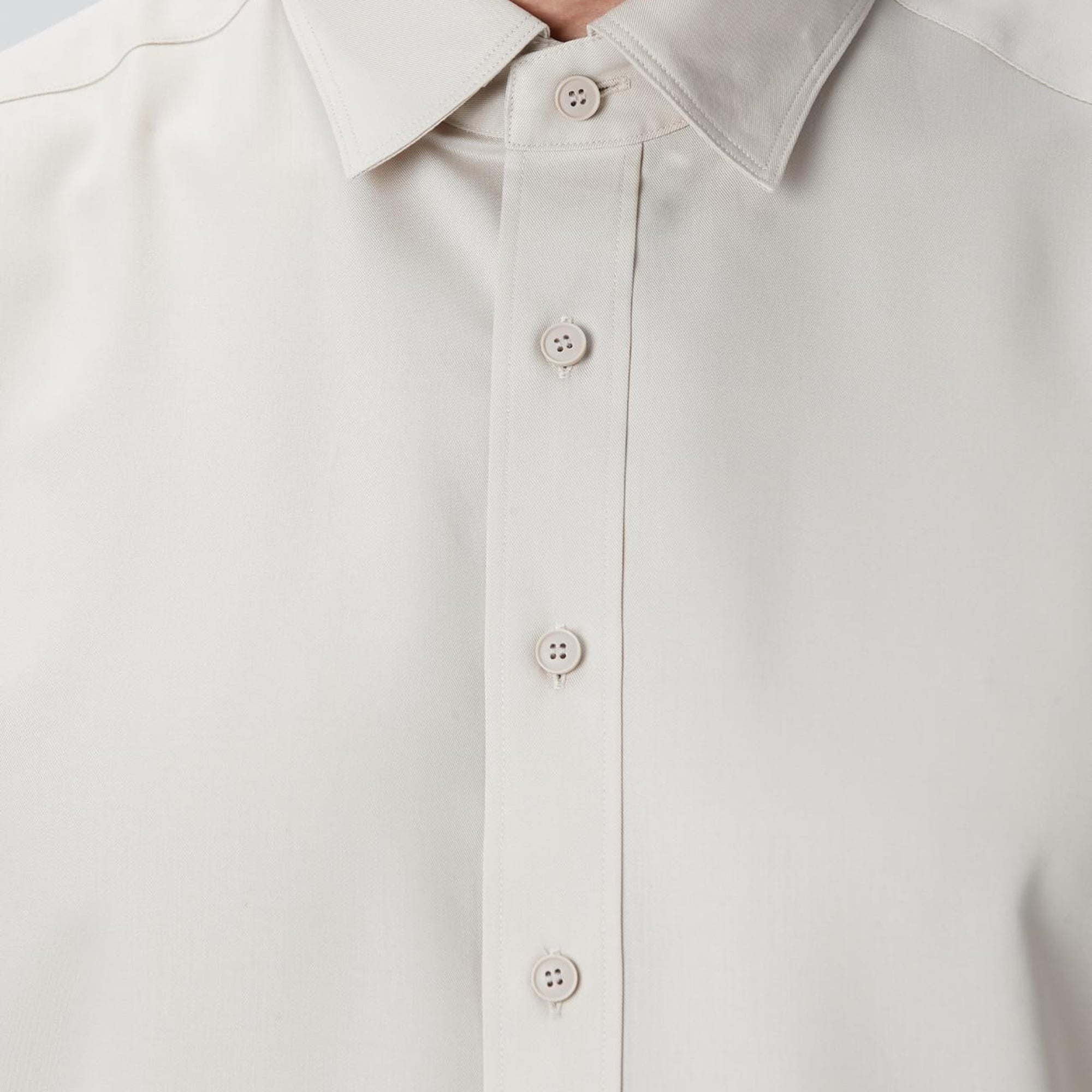 Network Erkek Bej Lyocell Gömlek