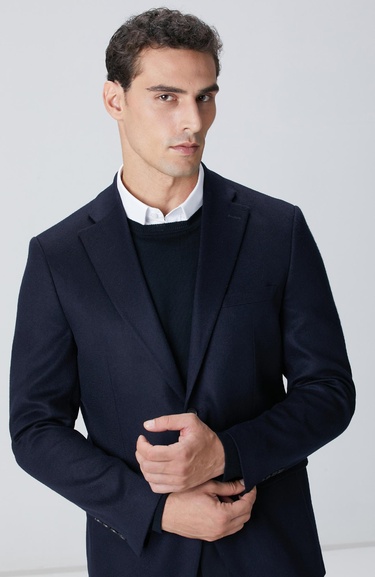  Network Erkek Limited Lacivert Kaşmir Ceket