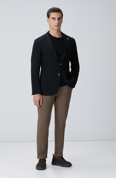  Network Erkek Siyah Basic Kazak