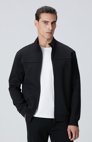  Network Erkek N-Tech Siyah Scuba Sweatshirt