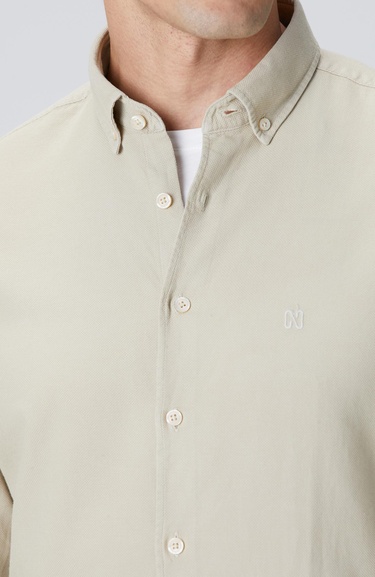  Network Erkek Vizon Comfort Fit Petek Desen Parça Boya Gömlek