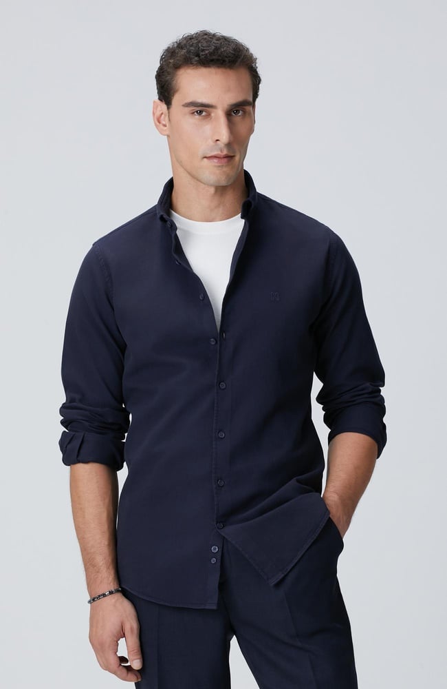  Network Erkek Lacivert Comfort Fit Gömlek