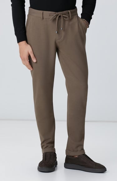  Network Erkek Kahverengi Jogger Pantolon