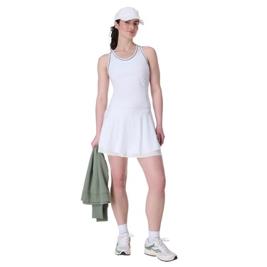  Sweaty Betty Pro Racket Power Kadın Beyaz Tank Top