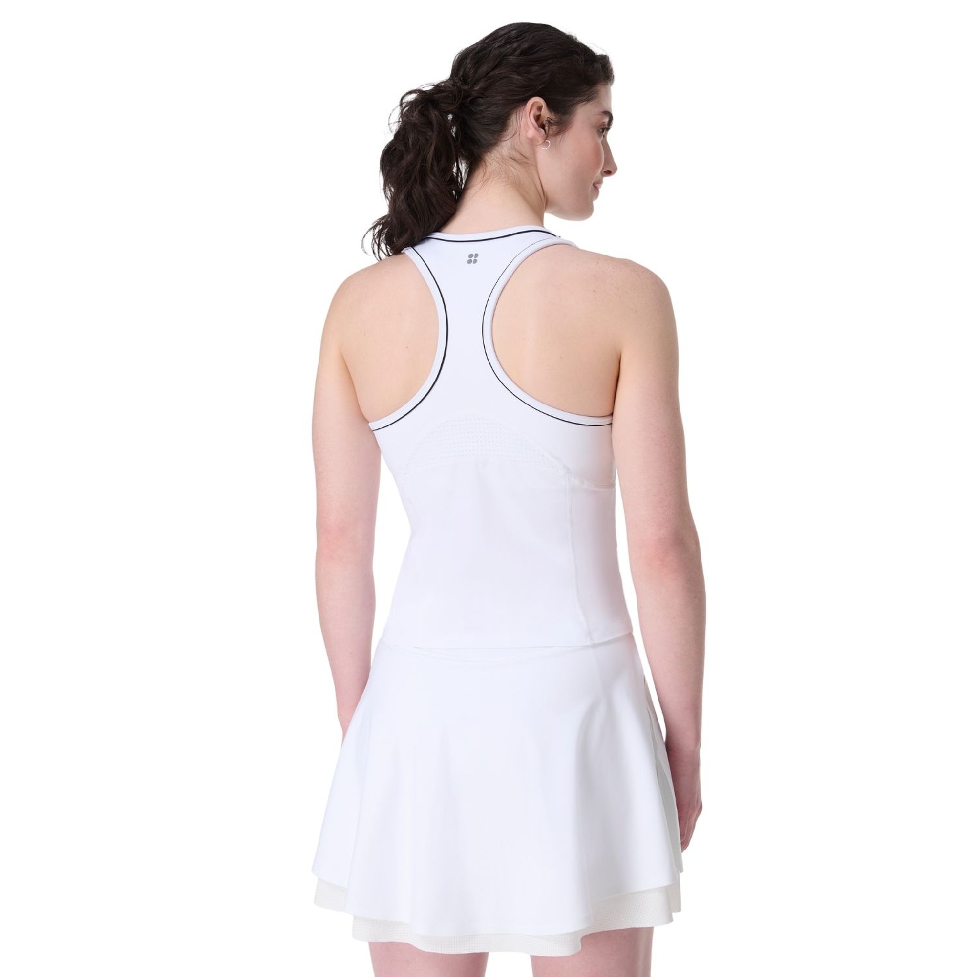 Sweaty Betty Pro Racket Power Kadın Beyaz Tank Top