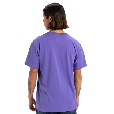  Quiksilver Fineline Erkek Mor Tişört