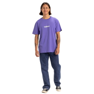  Quiksilver Fineline Erkek Mor Tişört
