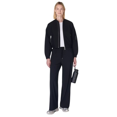  Sweaty Betty Explorer Wide Leg 30 Trouser Kadın Siyah Pantolon