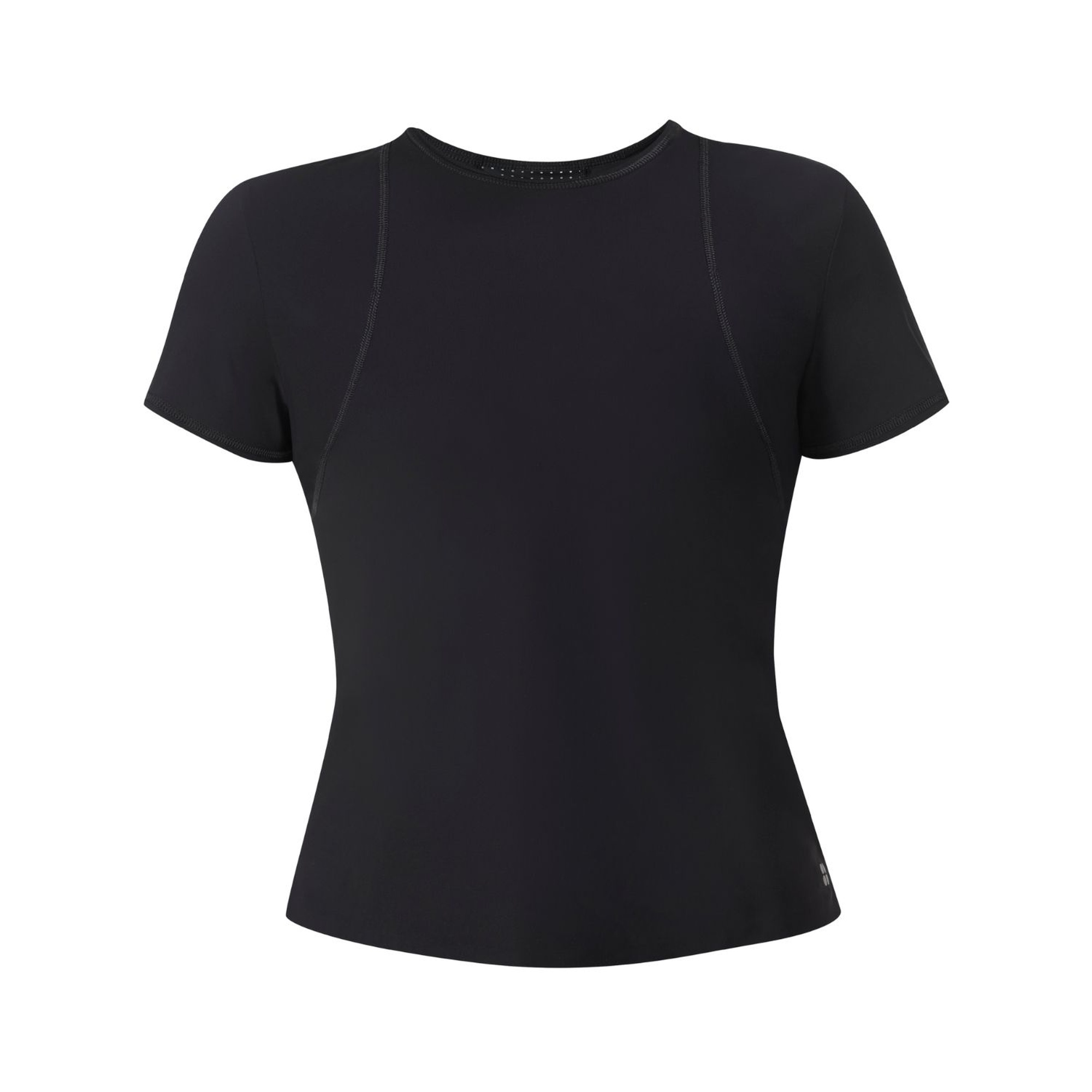Sweaty Betty Zero Gravity Race Fit Tee Kadın Siyah Koşu Tişört