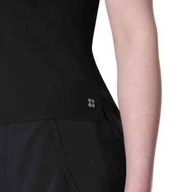  Sweaty Betty Zero Gravity Race Fit Tee Kadın Siyah Koşu Tişört