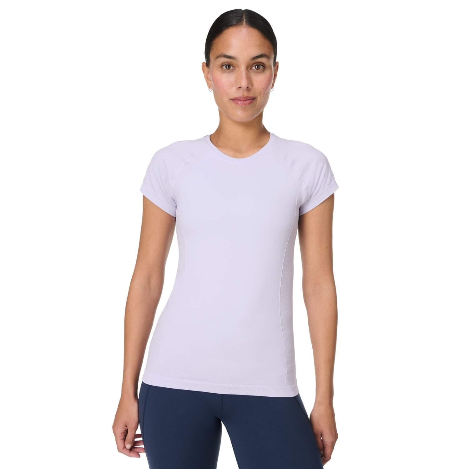  Sweaty Betty Athlete Seamless Workout T-shi Kadın Fitness Tişört