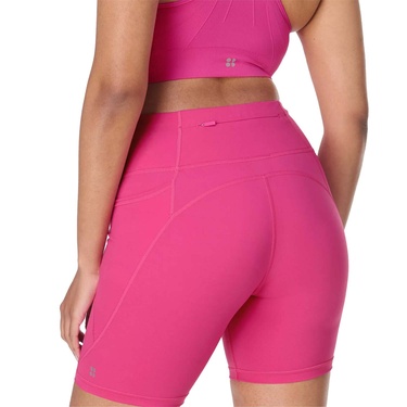  Sweaty Betty Power 6 Biker Shorts Kadın Gri Koşu Şortu