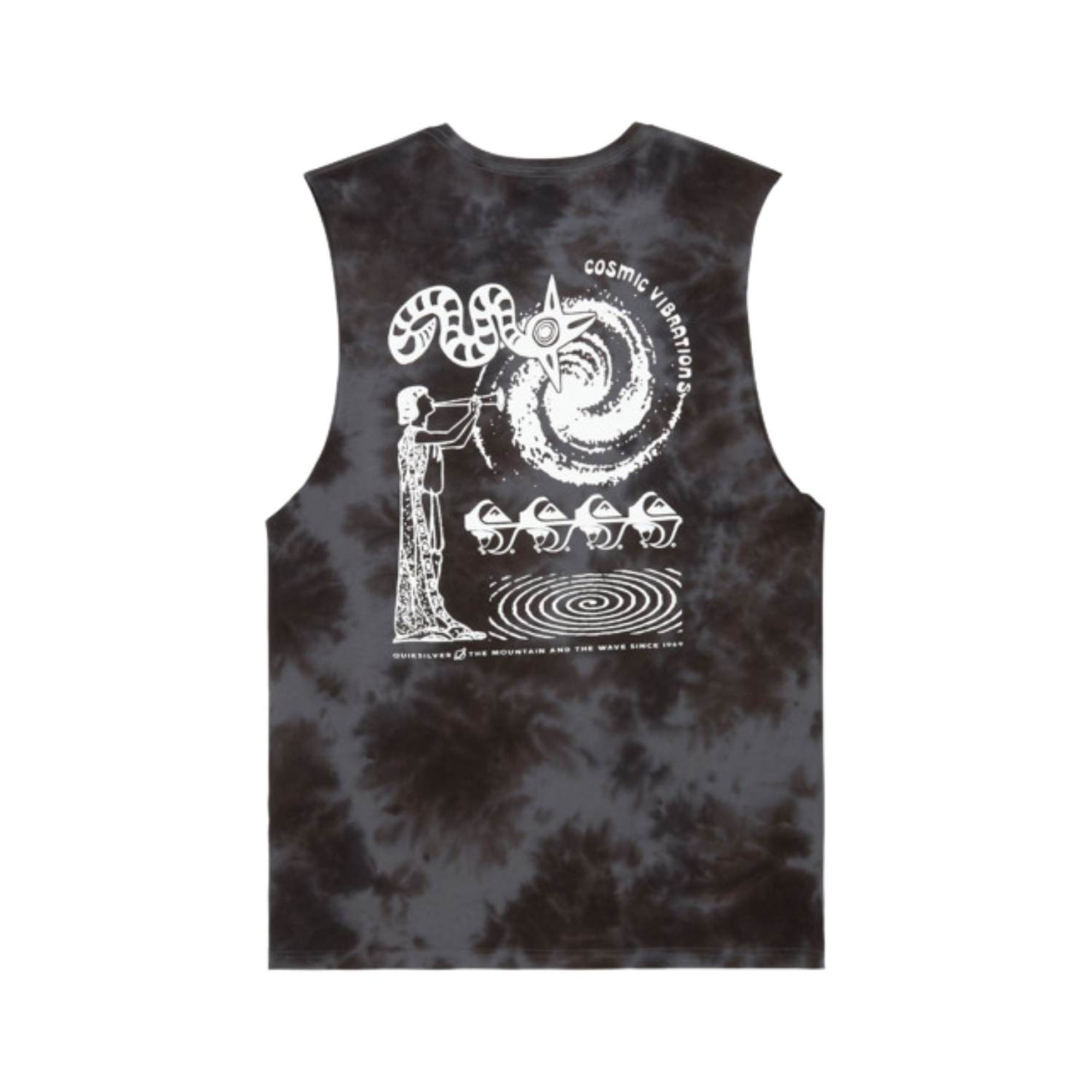 Quiksilver Td Cosmic Vibrations Muscle Erkek Siyah Tişört