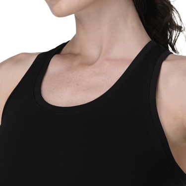  Sweaty Betty Athlete Seamless Workout Tank Kadın Siyah Fitness Tişört