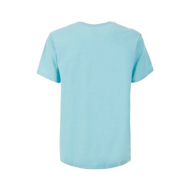  Quiksilver Slub Roundneck Erkek Mavi Tişört