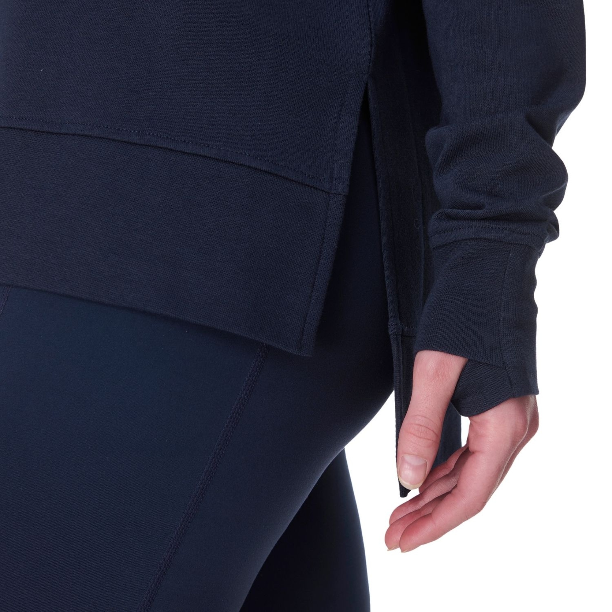 Sweaty Betty After Class Longline Kadın Mavi Sweatshirt