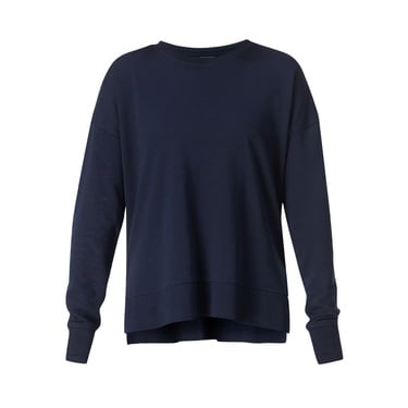  Sweaty Betty After Class Longline Kadın Mavi Sweatshirt