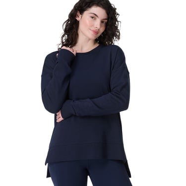  Sweaty Betty After Class Longline Kadın Mavi Sweatshirt