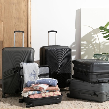  TORONTO SİYAH BÜYÜK BOY VALİZ