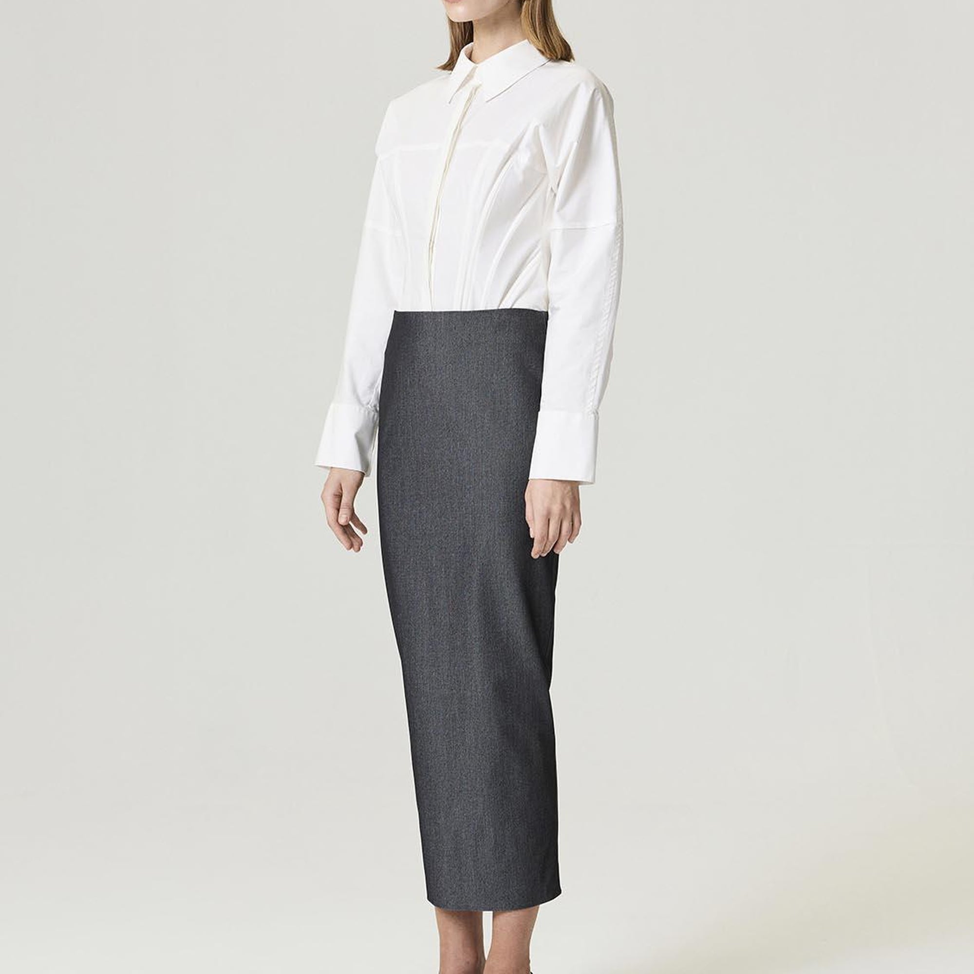 Yırtmaçlı Maxi Etek