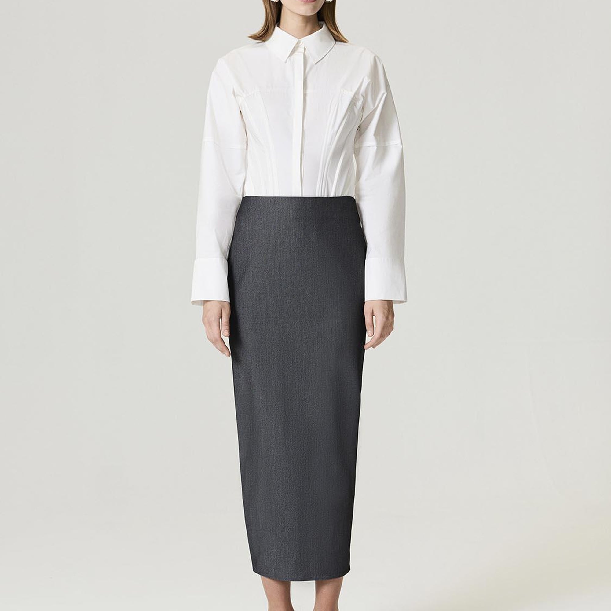 Yırtmaçlı Maxi Etek