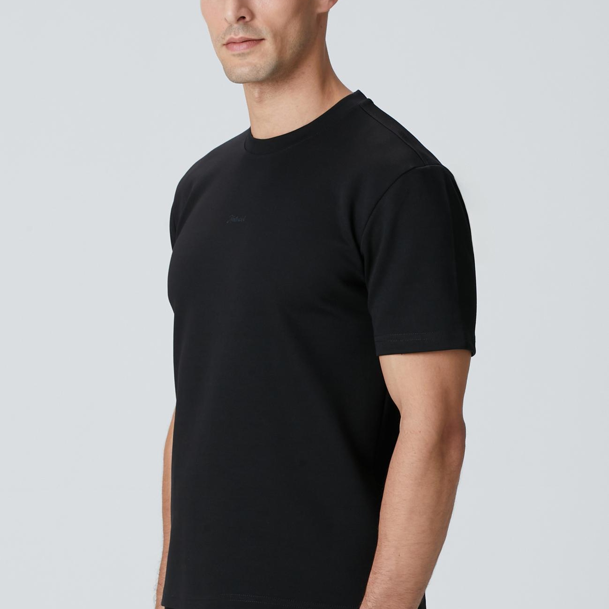 Network Erkek Siyah  Baskılı Sweatshirt