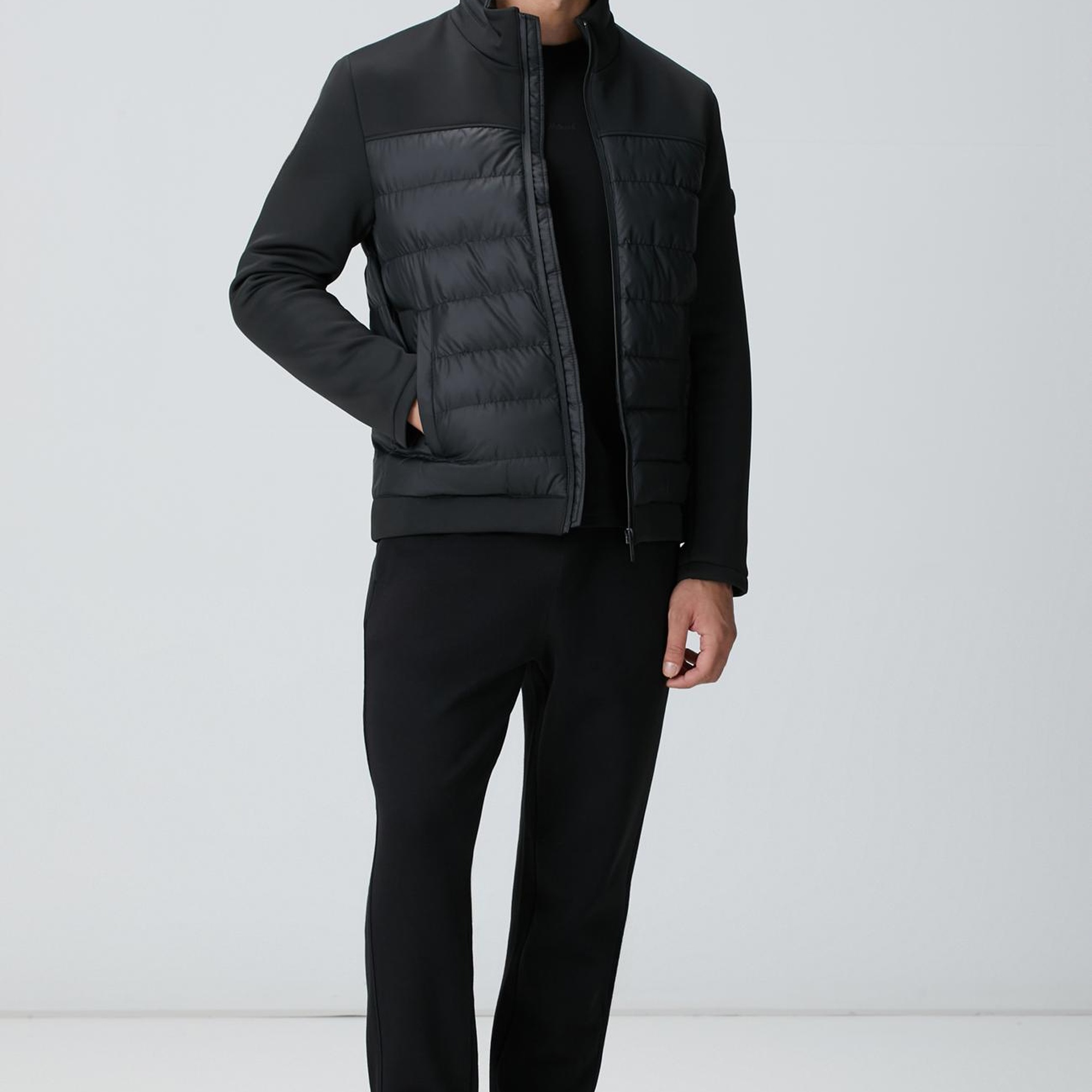 Network Erkek Siyah  Baskılı Sweatshirt