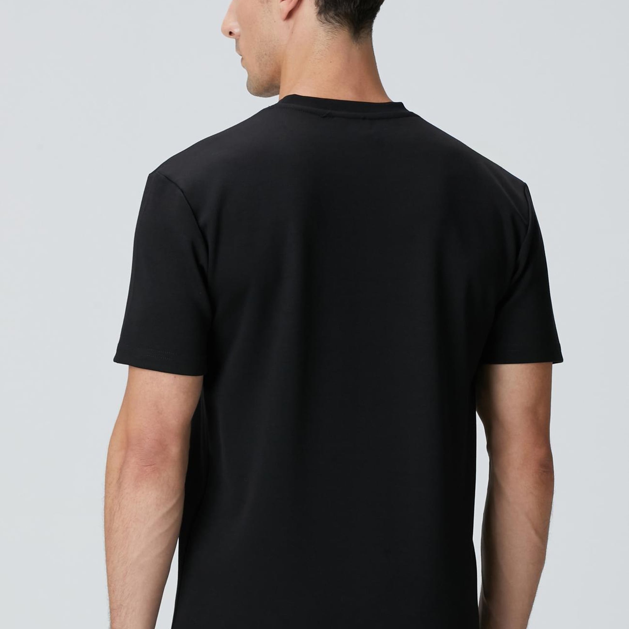 Network Erkek Siyah  Baskılı Sweatshirt