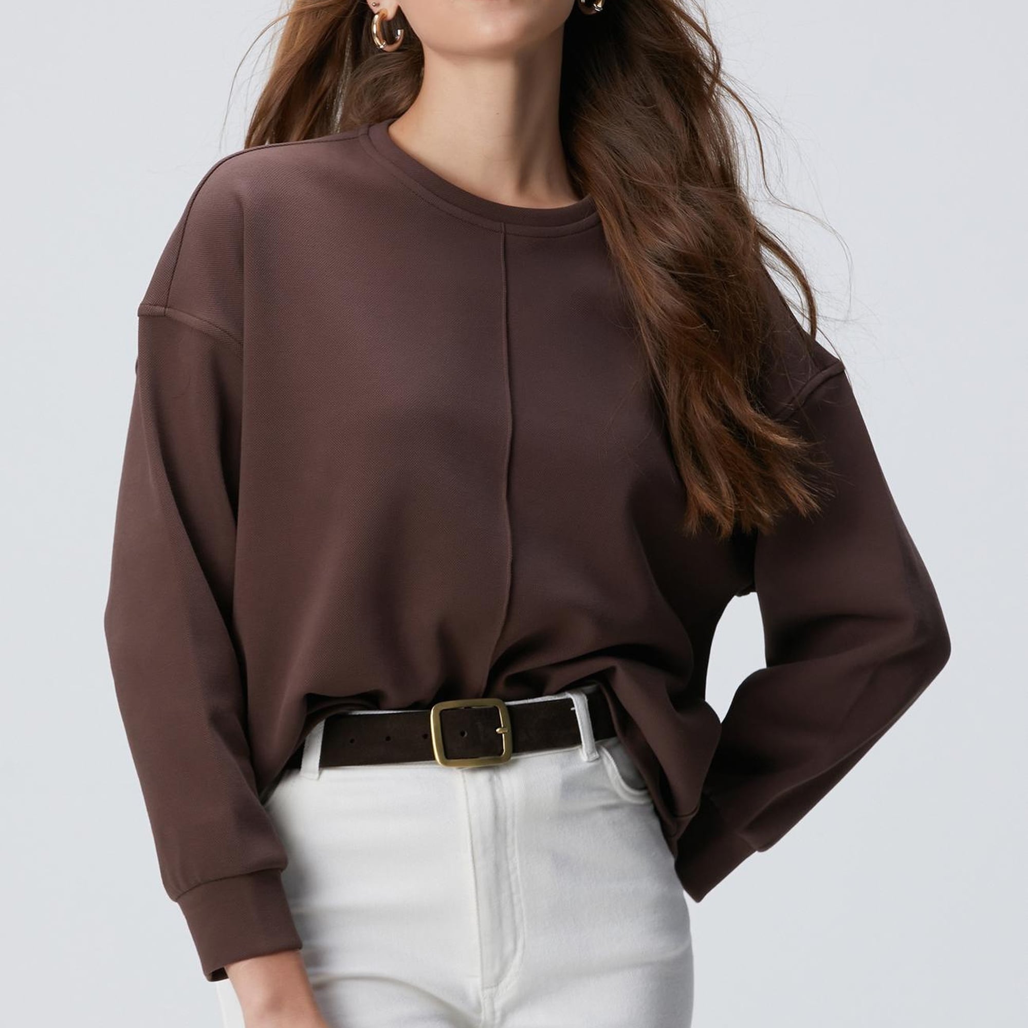 Network Kadın Kahverengi Sweatshirt