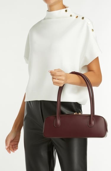  Network Kadın Bordo Deri Çanta