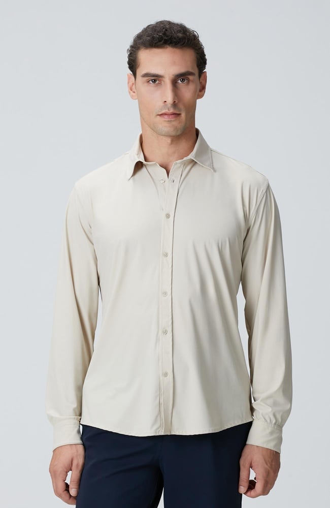  Network Erkek Bej Gömlek