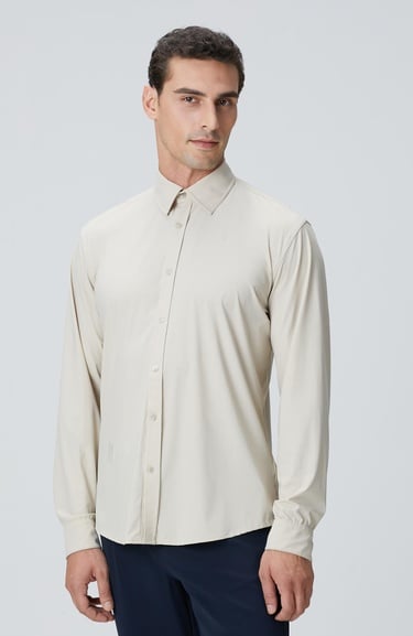  Network Erkek Bej Gömlek