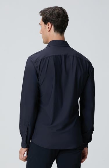  Network Erkek Lacivert Gömlek