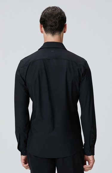  Network Erkek Siyah Gömlek