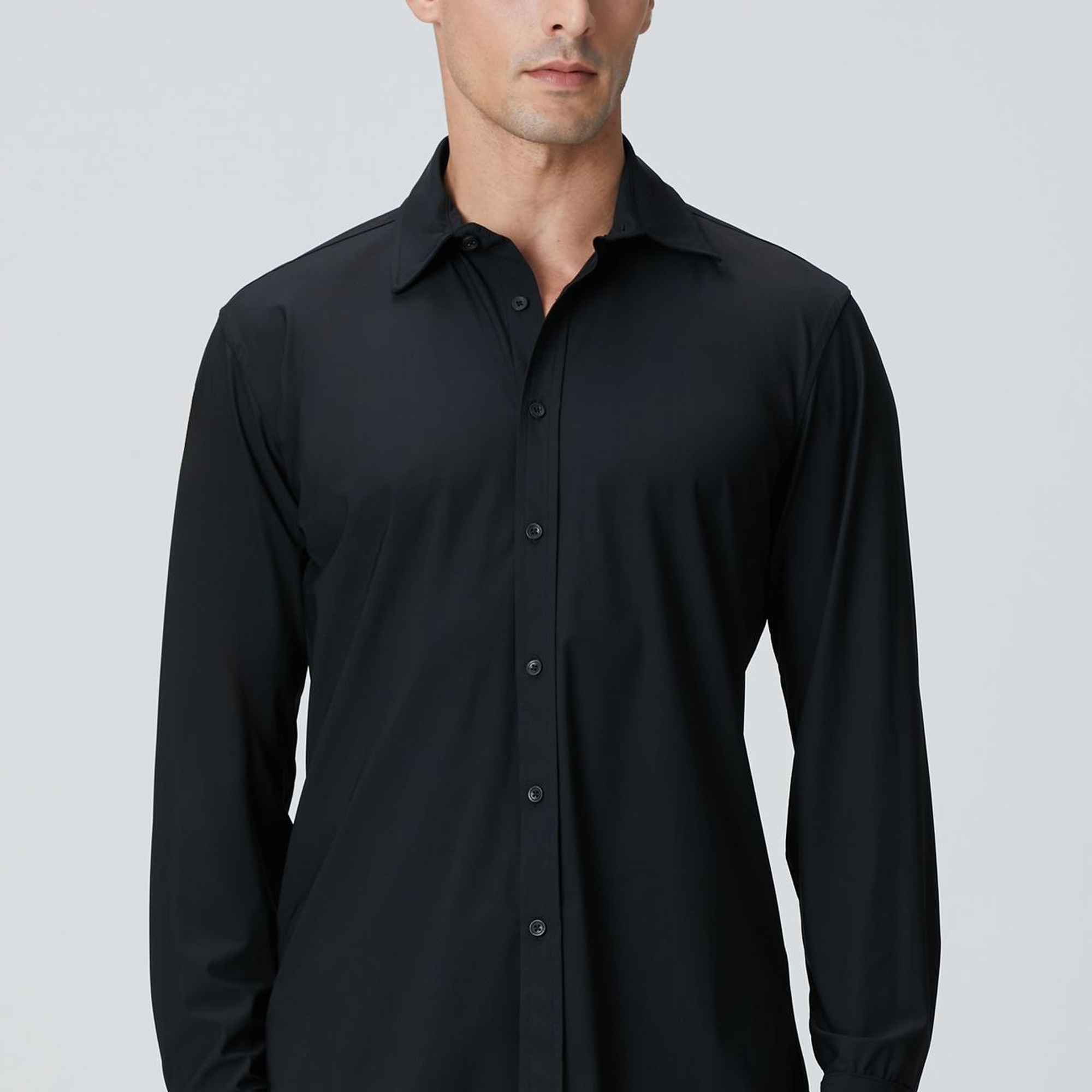 Network Erkek Siyah Gömlek